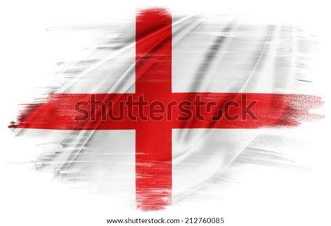 St Georges Cross Flag On Plain Stock Photo (Edit Now) 212760085