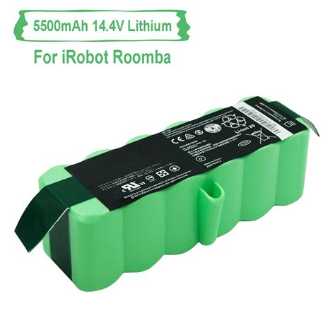 5500mAh 14.4V Lithium Rechargeable Battery For iRobot Roomba Vacuum Cleaner 500 600 700 800 900 ...