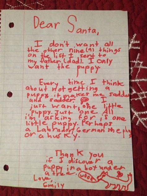 Hilarious Letters To Santa That Will Brighten Your Day - Barnorama