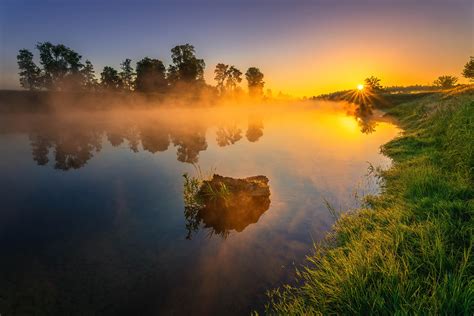 Morning on the Warta river - part III on Behance