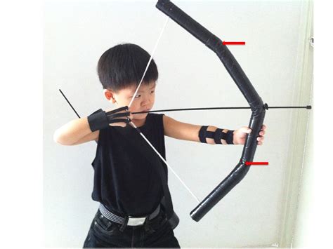 Homemade Hawkeye costume - Simply Lambchops