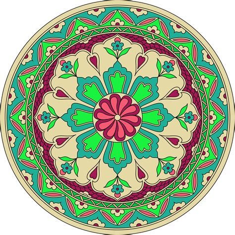 Mandala de Geometría islamica Tamaño A4 ,papel acuarela Precio 8 ...