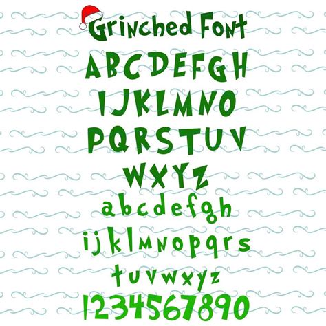 Grinched font SVG Files For Silhouette, Files For Cricut, SVG, DXF, EPS ...