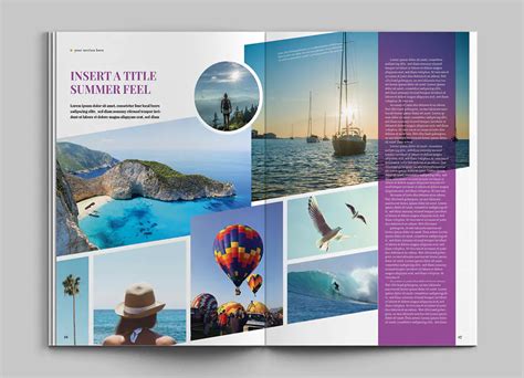 Travel Magazine Layout Design - ksioks