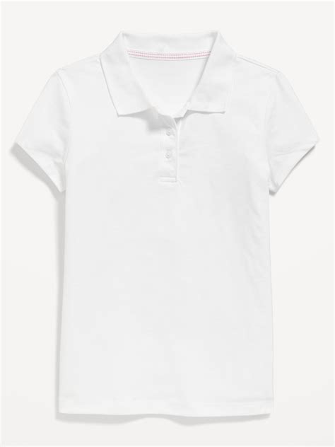 School Uniform Jersey Polo Shirt for Girls | Old Navy