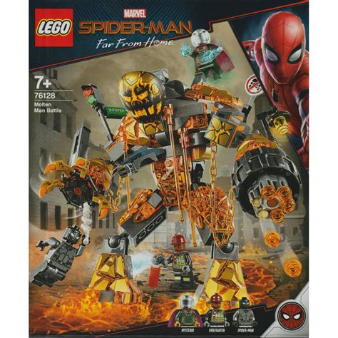 LEGO MARVEL SUPER HEROES 76128 SPIDER MAN MOLTEN MAN BATTLE