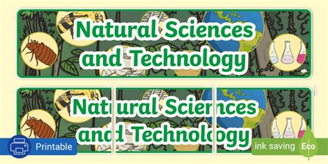 Natural Sciences and Technology Banner | South Africa