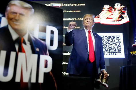 Donald Trump Booed While Promoting Shoes After Court Order for Millions