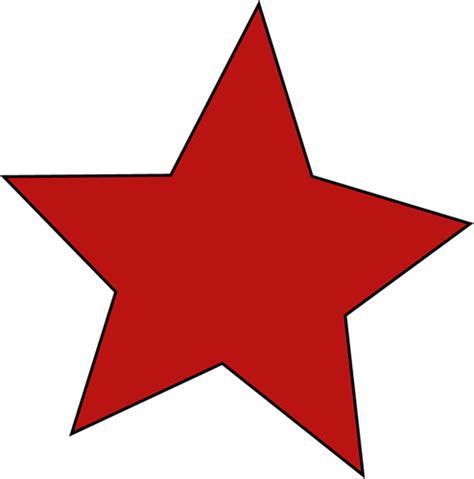 Red star clip art free clipart images png – Clipartix