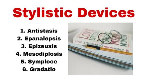 Stylistic Devices in English| Antistasis, Epanalepsis, Epizeuxis ...