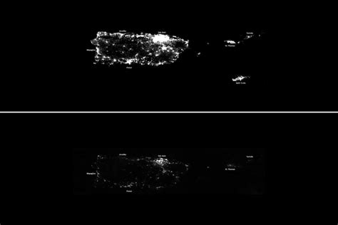 Satellite Photos Show Puerto Rico Left in the Dark After Hurricane ...