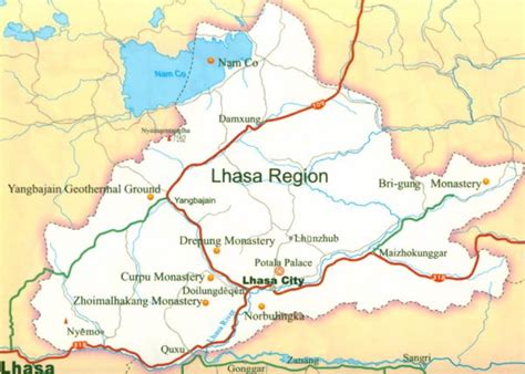 Maps of Lhasa, Tibet - China Mike