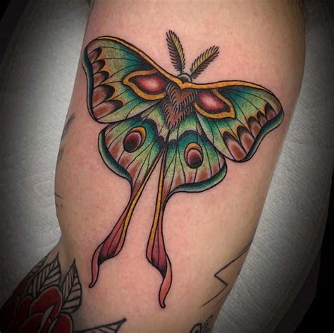 Top 45 Best Luna Moth Tattoo Ideas - [2021 Inspiration Guide]