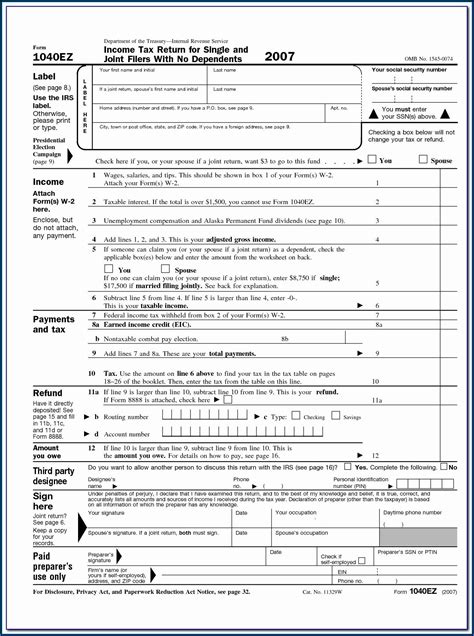 Irs 1040 Form 2020 Printable 2019 Form Irs 1040 Fill Online | Free Nude ...