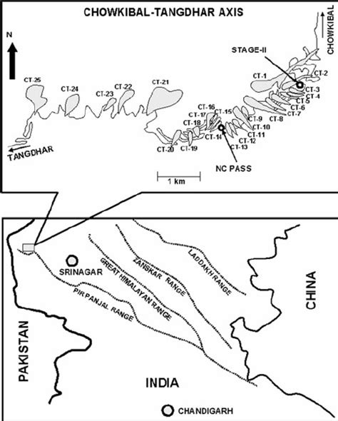 Chowkibal Tangdhar axis in the Pir Panjal range of NW- Himalaya, India ...