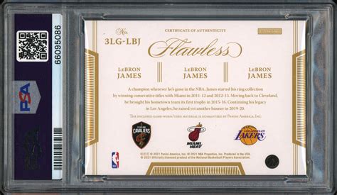 LeBron Triple Logoman Set for Auction