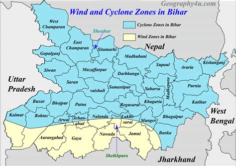 Bihar River System Map