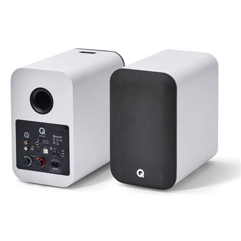 Q Acoustics M20 Wireless Powered Bookshelf Speakers aptX HD Bluetooth 5.0 White