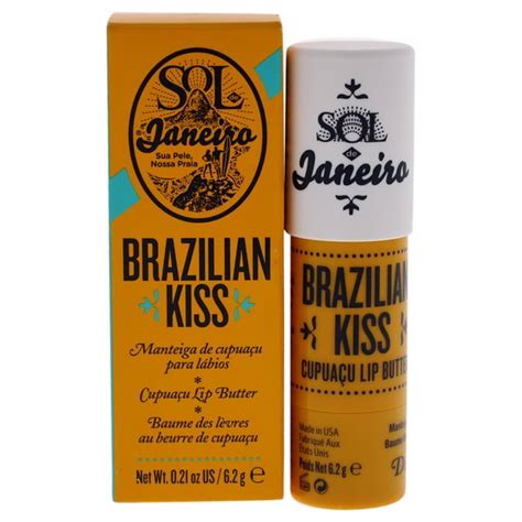 Brazilian Kiss Cupuacu Lip Butter by Sol de Janeiro for Unisex - 0.21 oz Lip Balm - Walmart.com