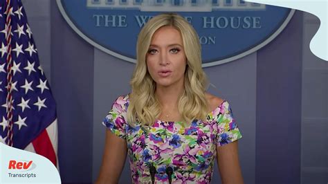 Press Secretary Kayleigh McEnany White House Press Conference ...