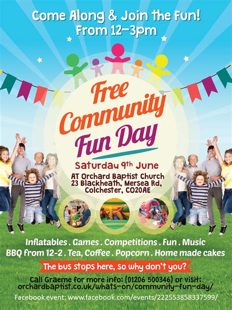 Community Fun Day – Orchard Baptist Church, Colchester