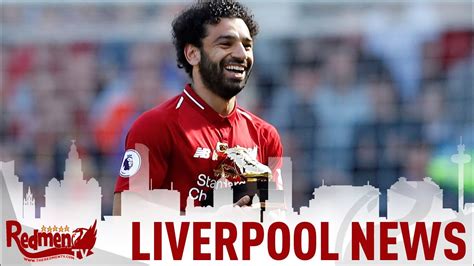 Mo Salah Signs New 5 Year Contract at Liverpool | LFC Daily News from Melwood - YouTube