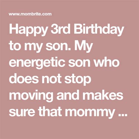 Happy 3rd Birthday to My Son | Birthday wishes for myself, 3rd birthday ...