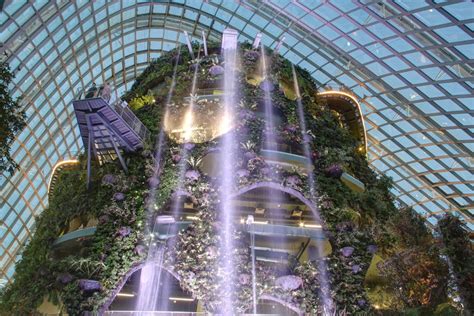 Gardens by the Bay, Cloud Forest Conservatory's Cloud Mountain ...