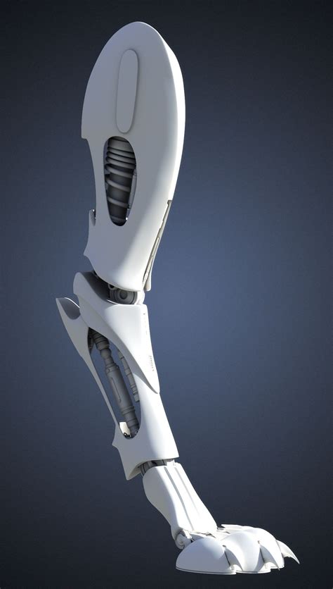 Robot design, Robot concept art, Robot leg