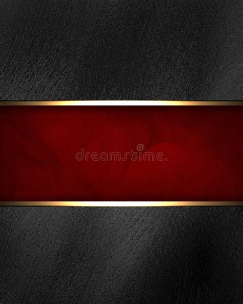 Black Background with Red Nameplate Stock Illustration - Illustration of distressed, black: 24210606