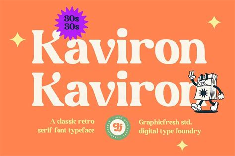 Kaviron Font - Dfonts