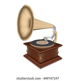 Gramophone Record Flat Vector Illustration Cute Stock Vector (Royalty ...