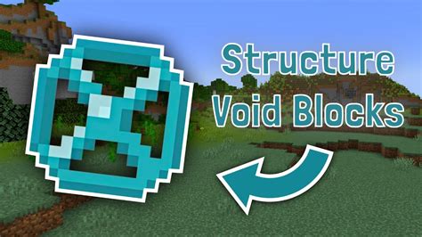 How To Get and Use Structure Void Blocks In Minecraft Java And Bedrock! - YouTube