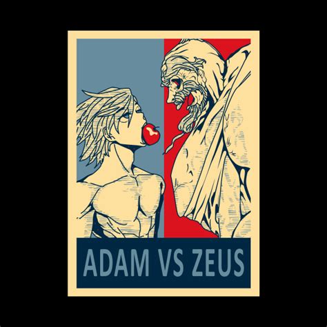 Record of Ragnarok - Adam Vs Zeus Poster V.1 - Record Of Ragnarok - Mask | TeePublic