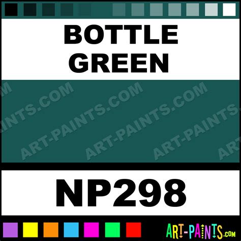 Bottle Green Nupastel 48 Set Pastel Paints - NP298 - Bottle Green Paint ...