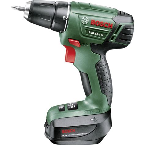 Bosch PSR 14.4 LI Cordless Lithium-Ion Screwdriver from Conrad.com