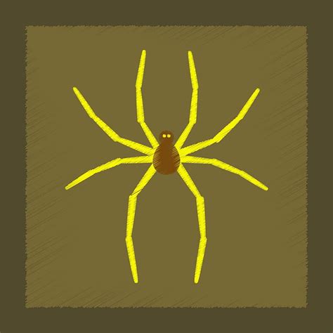 Flat shading style icon halloween spider vector eps ai | UIDownload