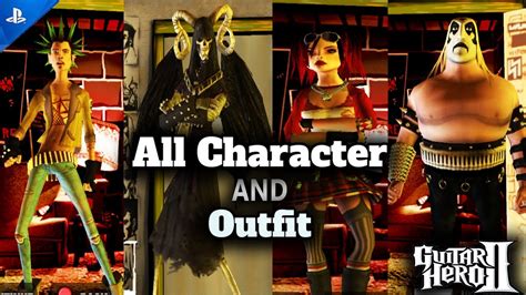 Guitar Hero 2 - All Characters and Outfit - Semua Karakter dan Outfit ...