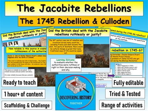 Jacobite Rebellion Culloden | Teaching Resources