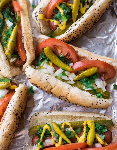 Chicago Style Hot Dogs | Carolyn's Cooking