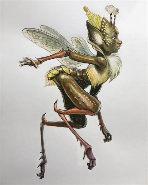 regram @diterlizzi Sun Sprite. Prismacolor pencil and acryla gouache on ...