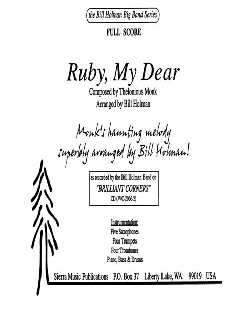 Holman - Ruby My Dear 72-74 | PDF