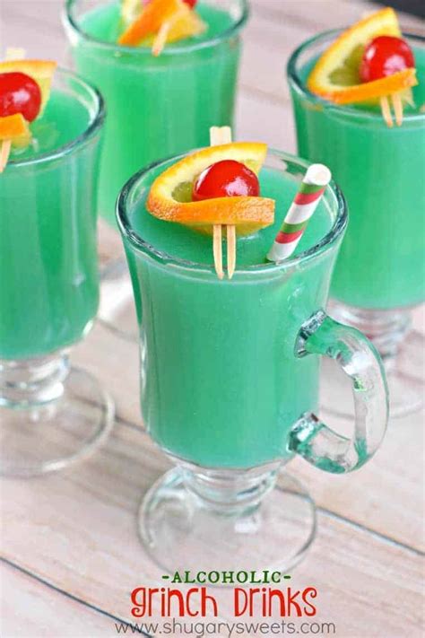 Grinch Drink Recipe - Shugary Sweets