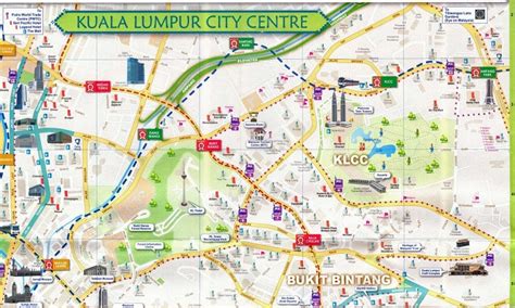 Kuala Lumpur Attractions Map | FREE PDF Tourist City Tours Map Kuala Lumpur 2024