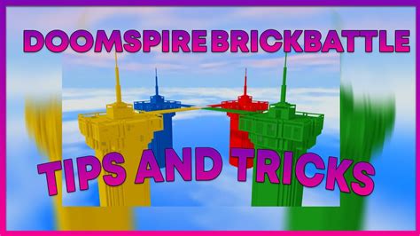 How to win Doomspire Brickbattle on Roblox: Doomspire BrickBattle Tips and Tricks - YouTube