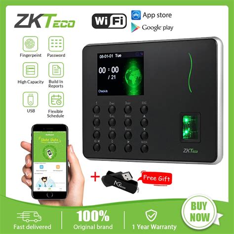 ZKTeco Fingerprint Time Attendance Clock Recorder Wi-Fi Office Supplies Machine Wl10 | Shopee ...