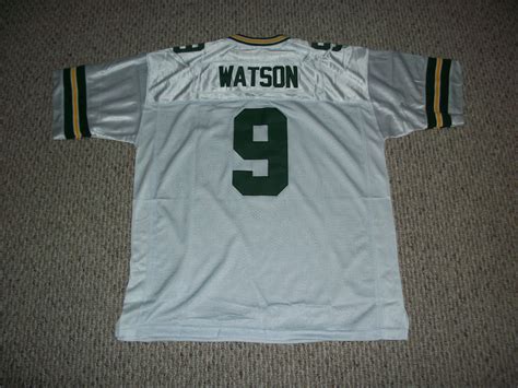 Unsigned Christian Watson Jersey #9 Green Bay Custom Stitched White ...