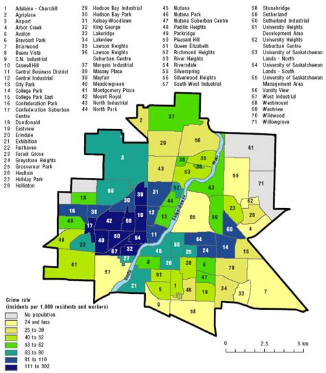 City Of Saskatoon Neighbourhood Map - China Map Tourist Destinations