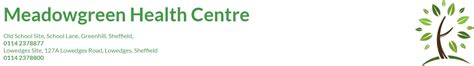 Meadowgreen Health Centre Proposal to relocate to Jordanthorpe Health CentrePatient Survey