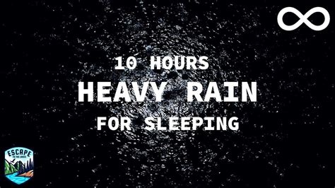 Heavy Rain 10 Hours | Rain Sounds for Sleeping and Relaxation - YouTube